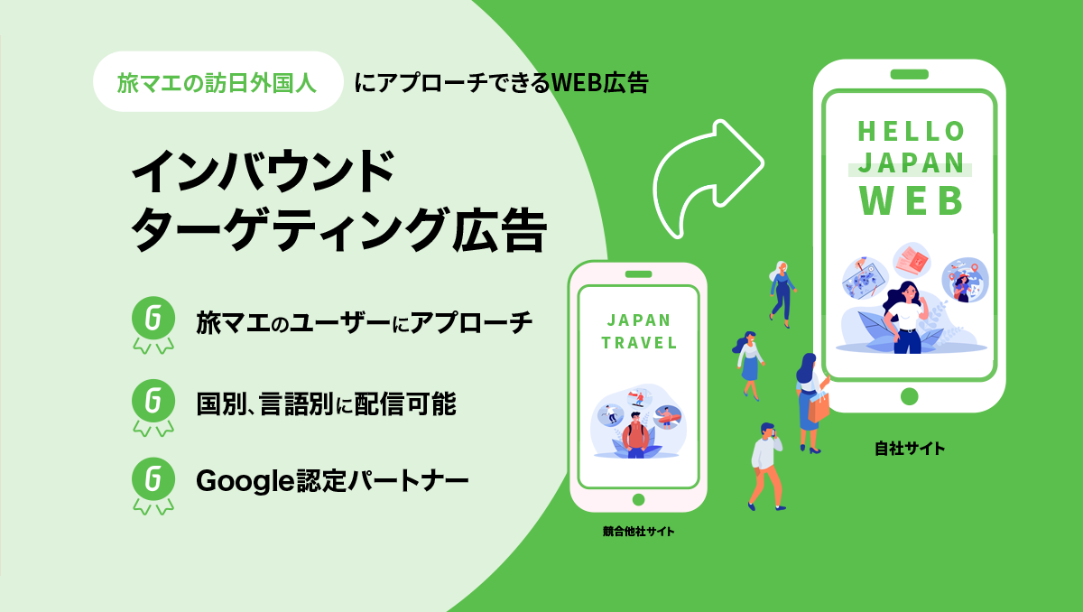 ベンチマークシリーズ | インバウンドターゲティング広告 | Go-on株式会社