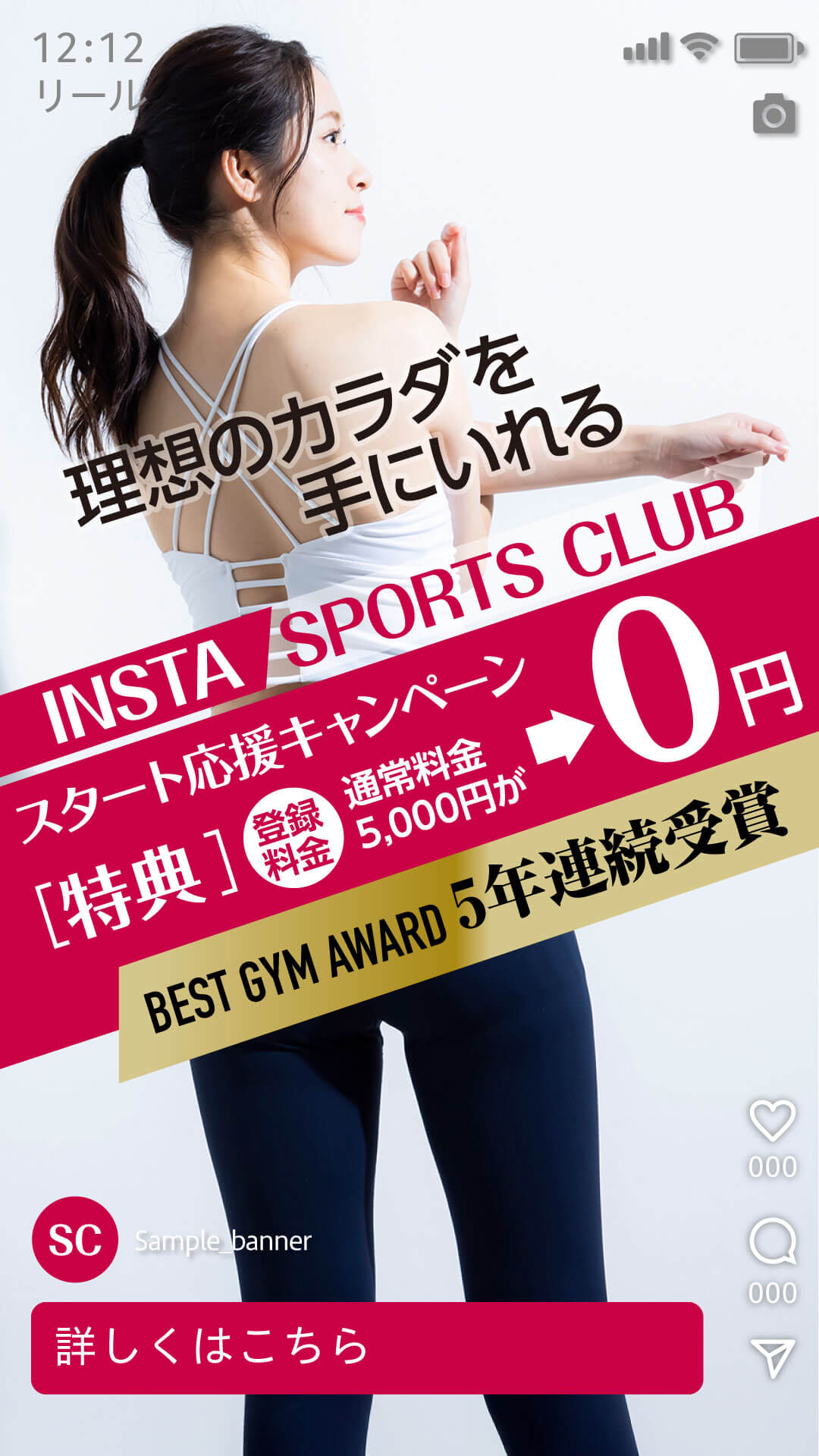 効果的なインスタ広告バナー例 3